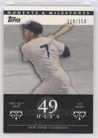 Mickey Mantle (1957 AL MVP - 173 Hits) [EX to NM] #/150