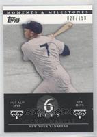 Mickey Mantle (1957 AL MVP - 173 Hits) #/150