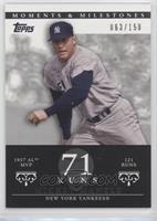 Mickey Mantle (1957 AL MVP - 121 Runs) [EX to NM] #/150