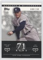 Mickey Mantle (1957 AL MVP - 121 Runs) #/150