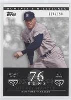 Mickey Mantle (1957 AL MVP - 121 Runs) #/150