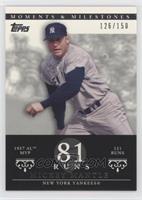 Mickey Mantle (1957 AL MVP - 121 Runs) [EX to NM] #/150