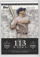 Mickey Mantle (1957 AL MVP - 146 Walks) #/150