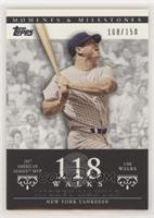 Mickey Mantle (1957 AL MVP - 146 Walks) #/150