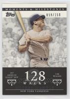 Mickey Mantle (1957 AL MVP - 146 Walks) #/150