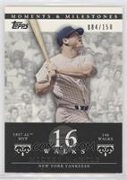 Mickey Mantle (1957 AL MVP - 146 Walks) #/150