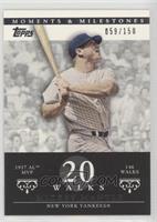 Mickey Mantle (1957 AL MVP - 146 Walks) #/150