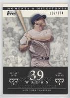 Mickey Mantle (1957 AL MVP - 146 Walks) #/150