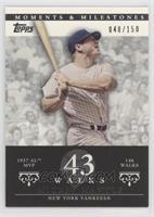 Mickey Mantle (1957 AL MVP - 146 Walks) [EX to NM] #/150