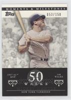 Mickey Mantle (1957 AL MVP - 146 Walks) [EX to NM] #/150