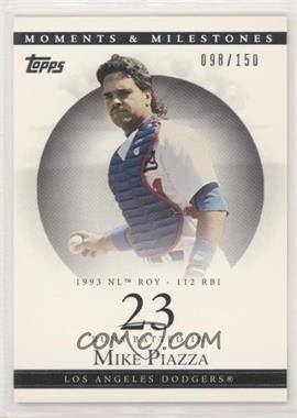 2007 Topps Moments & Milestones - [Base] #80-23 - Mike Piazza (1993 NL ROY - 112 RBI) /150