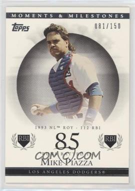 2007 Topps Moments & Milestones - [Base] #80-85 - Mike Piazza (1993 NL ROY - 112 RBI) /150