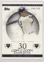 Derek Jeter (1996 AL ROY - 78 RBI) #/150