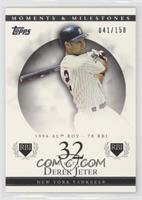 Derek Jeter (1996 AL ROY - 78 RBI) #/150