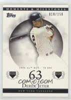 Derek Jeter (1996 AL ROY - 78 RBI) #/150