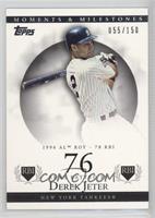 Derek Jeter (1996 AL ROY - 78 RBI) #/150