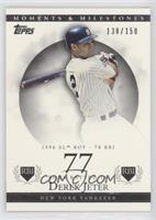 Derek Jeter (1996 AL ROY - 78 RBI) #/150