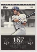 Derek Jeter (1996 AL ROY - 183 Hits) #/150