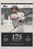 Derek Jeter (1996 AL ROY - 183 Hits) #/150