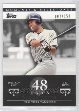 2007 Topps Moments & Milestones - [Base] #83-48 - Derek Jeter (1996 AL ROY - 183 Hits) /150