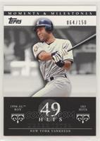 Derek Jeter (1996 AL ROY - 183 Hits) #/150