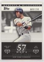 Derek Jeter (1996 AL ROY - 183 Hits) #/150