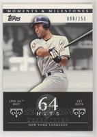 Derek Jeter (1996 AL ROY - 183 Hits) #/150