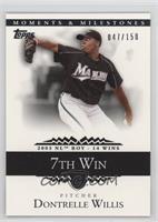 Dontrelle Willis (2003 NL ROY - 14 Wins) #/150