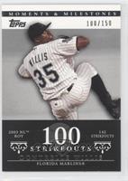 Dontrelle Willis (2003 NL ROY - 142 Strikeouts) #/150