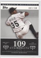 Dontrelle Willis (2003 NL ROY - 142 Strikeouts) #/150