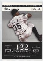 Dontrelle Willis (2003 NL ROY - 142 Strikeouts) #/150