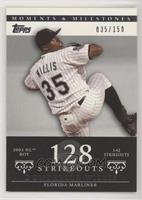 Dontrelle Willis (2003 NL ROY - 142 Strikeouts) #/150