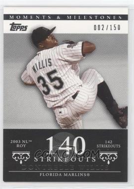 2007 Topps Moments & Milestones - [Base] #85-140 - Dontrelle Willis (2003 NL ROY - 142 Strikeouts) /150