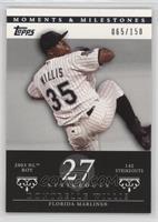 Dontrelle Willis (2003 NL ROY - 142 Strikeouts) #/150