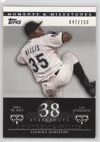 Dontrelle Willis (2003 NL ROY - 142 Strikeouts) #/150