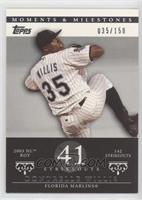 Dontrelle Willis (2003 NL ROY - 142 Strikeouts) #/150