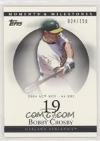 Bobby Crosby (2004 AL ROY - 64 RBI) #/150