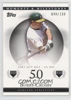 Bobby Crosby (2004 AL ROY - 64 RBI) #/150