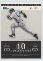 Ichiro Suzuki (2001 AL MVP/ROY - 56 Stolen Bases) #/150