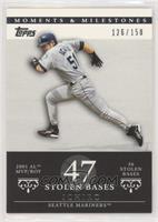 Ichiro Suzuki (2001 AL MVP/ROY - 56 Stolen Bases) #/150