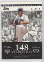 Curt Schilling (2004 AL All-Star - 203 Strikeouts) #/150