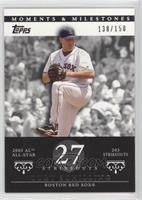 Curt Schilling (2004 AL All-Star - 203 Strikeouts) #/150