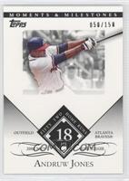 Andruw Jones (2005 NL Silver Slugger - 52 Home Runs) #/150