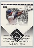 Andruw Jones (2005 NL Silver Slugger - 52 Home Runs) #/150