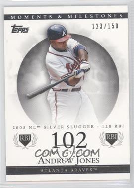 2007 Topps Moments & Milestones - [Base] #94-102 - Andruw Jones (2005 NL Silver Slugger - 128 RBI) /150