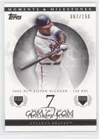 Andruw Jones (2005 NL Silver Slugger - 128 RBI) #/150