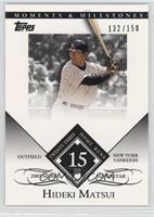 Hideki Matsui (2005 MLB Superstar - 23 Home Runs) #/150