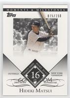Hideki Matsui (2005 MLB Superstar - 23 Home Runs) #/150