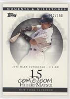 Hideki Matsui (2005 MLB Superstar - 116 RBI) [EX to NM] #/150