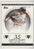 Hideki Matsui (2005 MLB Superstar - 116 RBI) #/150